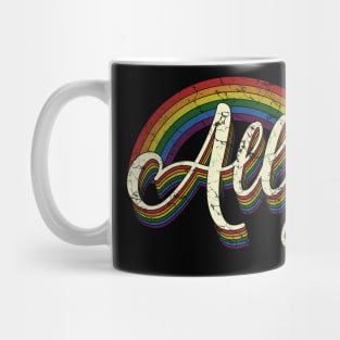 Vintage Ally LGBT Pride raibow Mug